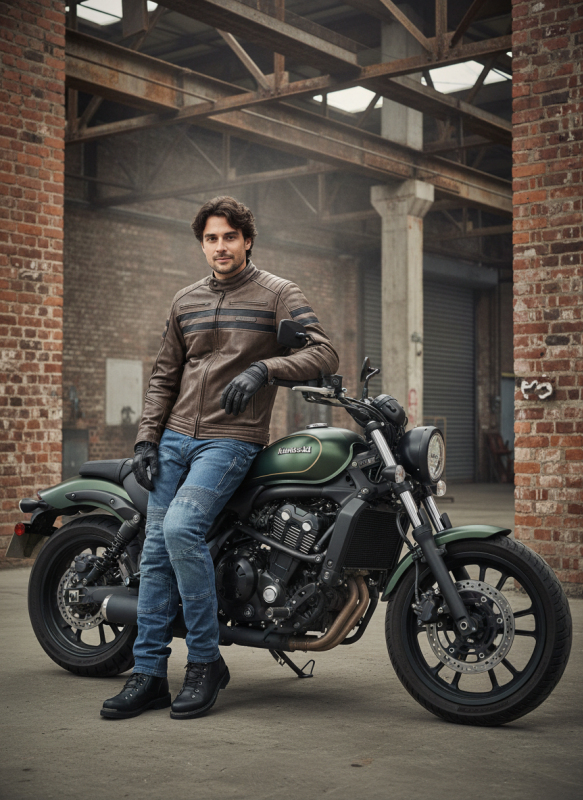 Bunda Cruison Rideout Brown– model