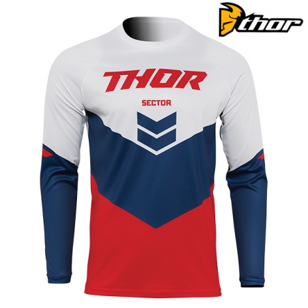 dětský dres THOR YOUTH SECTOR CHEV RED/NAVY