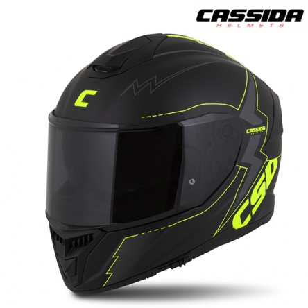 Helma CASSIDA INTEGRAL GT 2.1 FLASH černá/žlutá/šedá