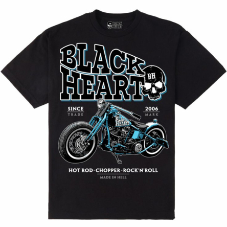 Tričko pánské BLACK HEART Blue Bobber