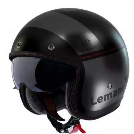 Helma MT LE MANS 2 SV QUALITY B2 černá/šedá