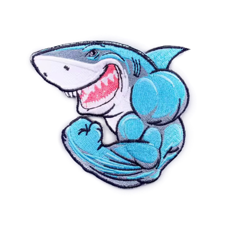 Nášivka Muscular Shark malá