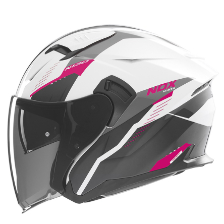 Helma NOX N130 MYST bílá/černá/růžová
