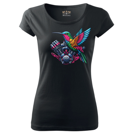 Tričko dámské krátký rukáv - Hummingbird
