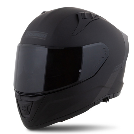 Helma CASSIDA AERO SOLID černá matná/šedá
