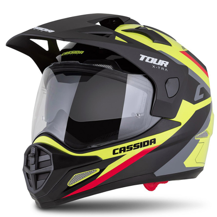 Helma CASSIDA TOUR 2.0 X-TRA žlutá fluo/černá/červená/šedá