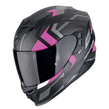 Helma SCORPION EXO-520 EVO AIR SENSUS matná černo/růžová