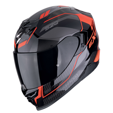 Helma SCORPION EXO-520 EVO AIR LENA černo/červená