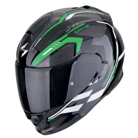 Helma SCORPION EXO-491 KRIPTA černo/zeleno/bílá