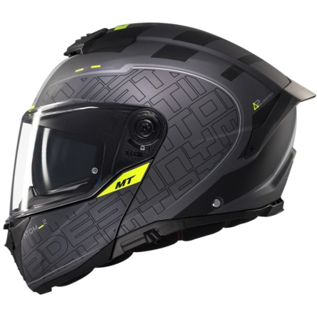 Helma MT ATOM 2 SV DESTINY matná černo-šedá