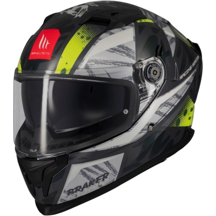 Helma MT BRAKER SV FURY šedo-fluo žlutá