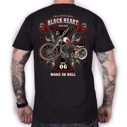 Tričko pánské BLACK HEART Wrench Chopper