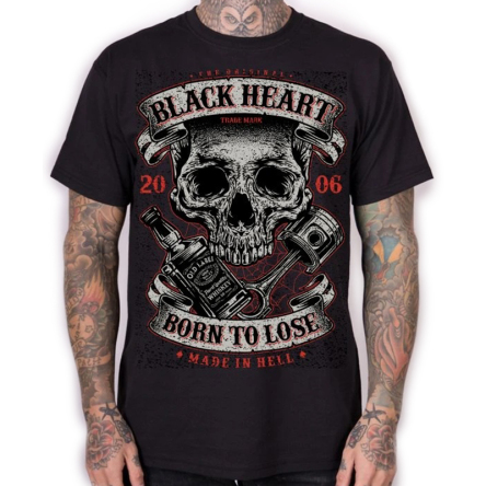 Tričko pánské BLACK HEART Whiskey Piston