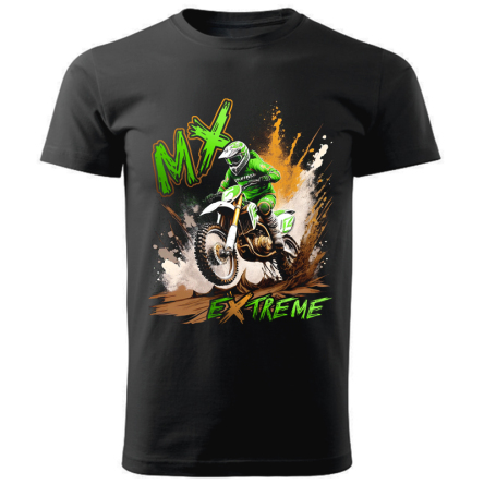 Tričko pánské krátký rukáv - MX Extreme Green