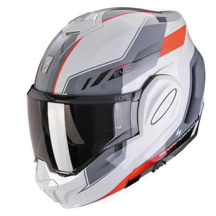 Helma SCORPION EXO-TECH EVO SOCIUS šedo/červená