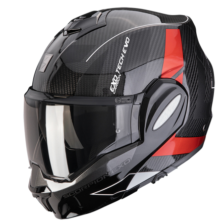 Helma SCORPION EXO-TECH EVO CARBON CAD hologram černo/červená