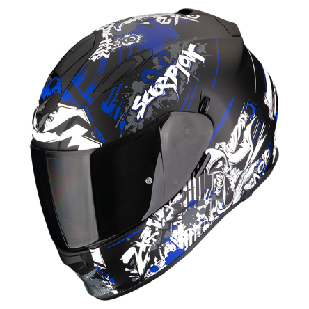 Helma SCORPION EXO-491 SPECTOR matná černo/modrá