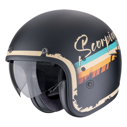 Helma SCORPION BELFAST EVO ADONIS matná černo/béžová