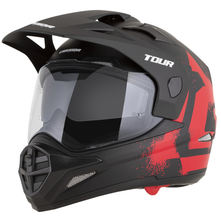 Helma CASSIDA TOUR 2.0 CREW černá matná/červená