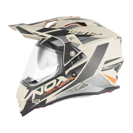 Helma NOX N312 TRACK písková matná/oranžová