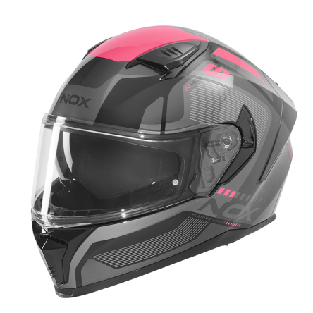 Helma NOX N402 MENTOR černá/růžová