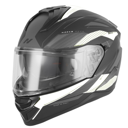 Helma NOX N304-S REVO černá matná/bílá