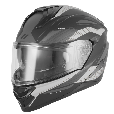 Helma NOX N304-S REVO černá matná/stříbrná