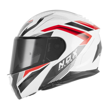 Helma NOX N968 SHIFT bílá/červená