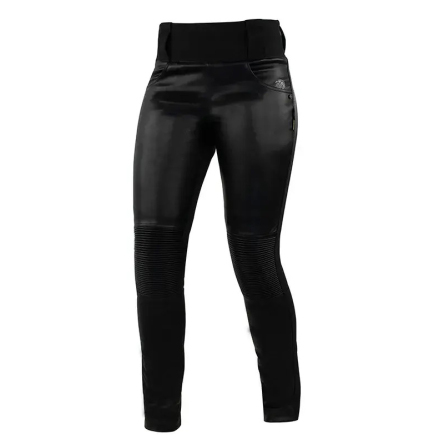 Kalhoty TRILOBITE LEGGINGS BLACK kožené dámské