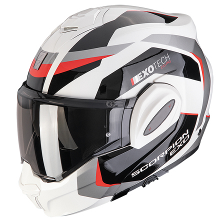 Helma SCORPION EXO-TECH EVO PRO ACUTI šedo/černo/červená