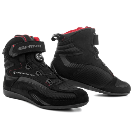 Boty SHIMA EXO VENTED černo-šedo-červené