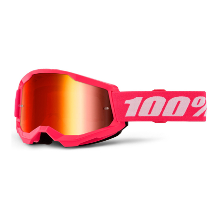 Brýle 100% STRATA 2 NEW růžové, červené plexi