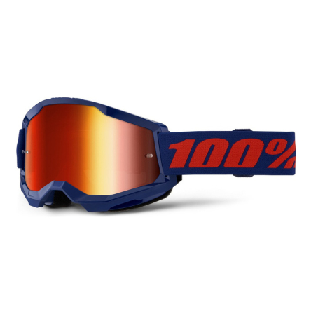 Brýle 100% STRATA 2 NEW modré, červené plexi