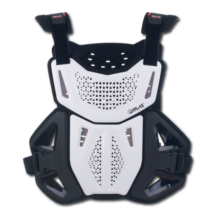 Chránič hrudníku ATLAS DEFENDER II HYBRID Ai CE1 bílý