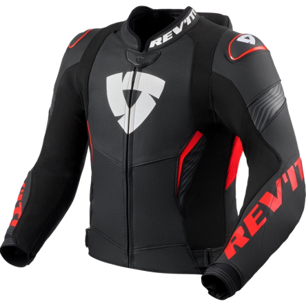 Bunda REVIT ARGON 3 PRO černo-fluo červená