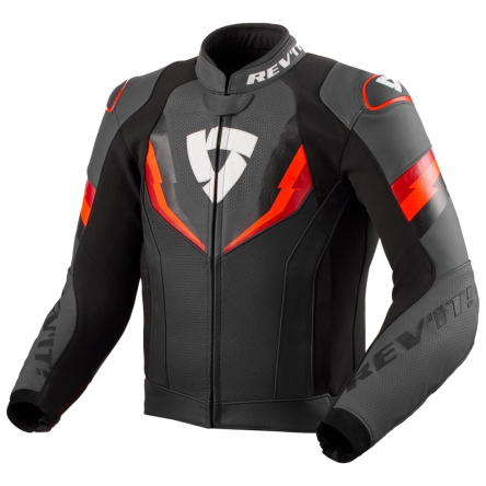 Bunda REVIT QUANTUM 3 černo-fluo červená