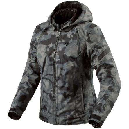 Bunda REVIT FLARE 3 H2O dámská camo tmavě šedá