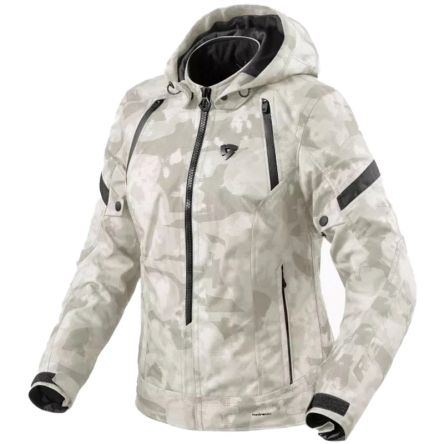 Bunda REVIT FLARE 3 H2O dámská camo šedo-bílá