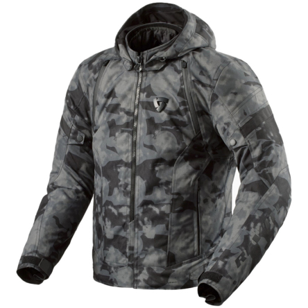 Bunda REVIT FLARE 3 H2O camo tmavě šedá