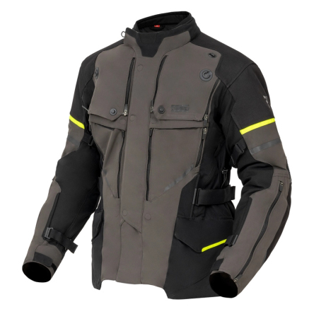 Bunda REBELHORN RANGE antracitovo-černo-fluo žlutá