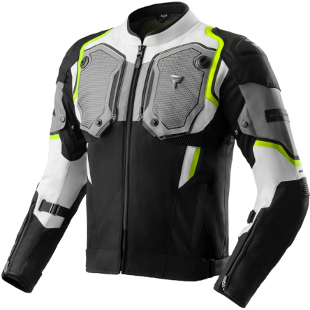 Bunda REBELHORN BORG II černo-šedo-fluo žlutá