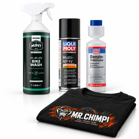 Sada na zazimování motorky MR. CHIMPI