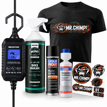 Sada na zazimování motorky MR. CHIMPI PRO