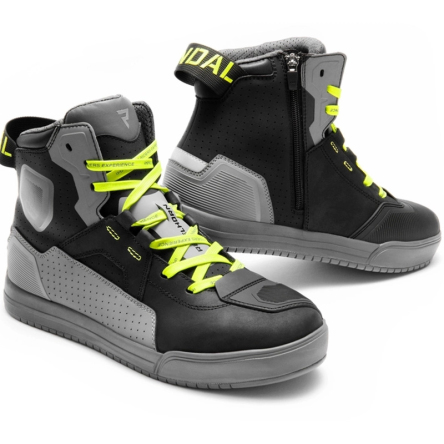 Boty REBELHORN VANDAL II černo-šedo-fluo žluté
