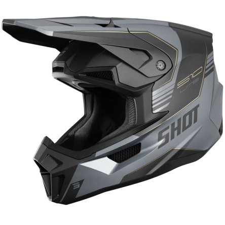 Helma SHOT LITE S10 matná černo-šedá