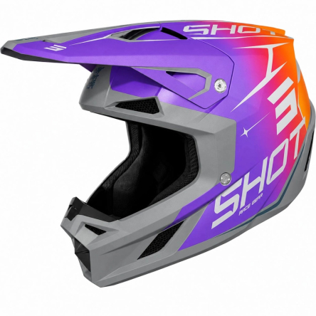 Helma SHOT SPEED SIDE matná fialová