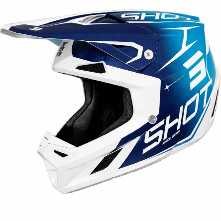 Helma SHOT SPEED SIDE perleťově modrá