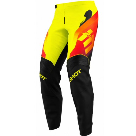 Dětské kalhoty SHOT DRAW ROCKET fluo žluté
