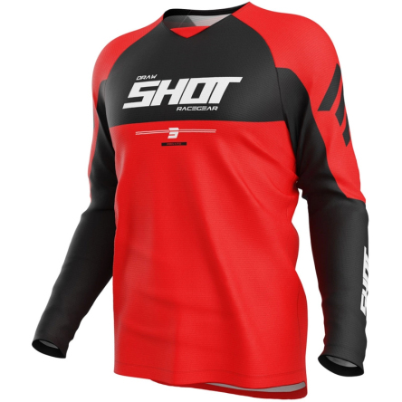 Dres SHOT DRAW PRIVATE červený