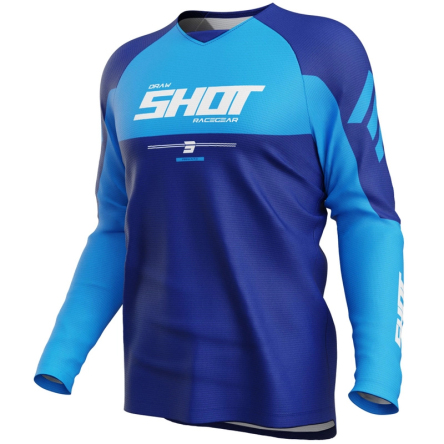 Dres SHOT DRAW PRIVATE modrý
